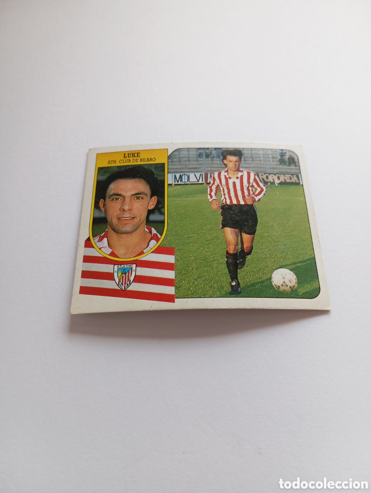 Cromos de F&uacute;tbol: LUKE VERSI&Oacute;N Athletic Club Liga Este 1991 1992 CART&Oacute;N Panini 91 92