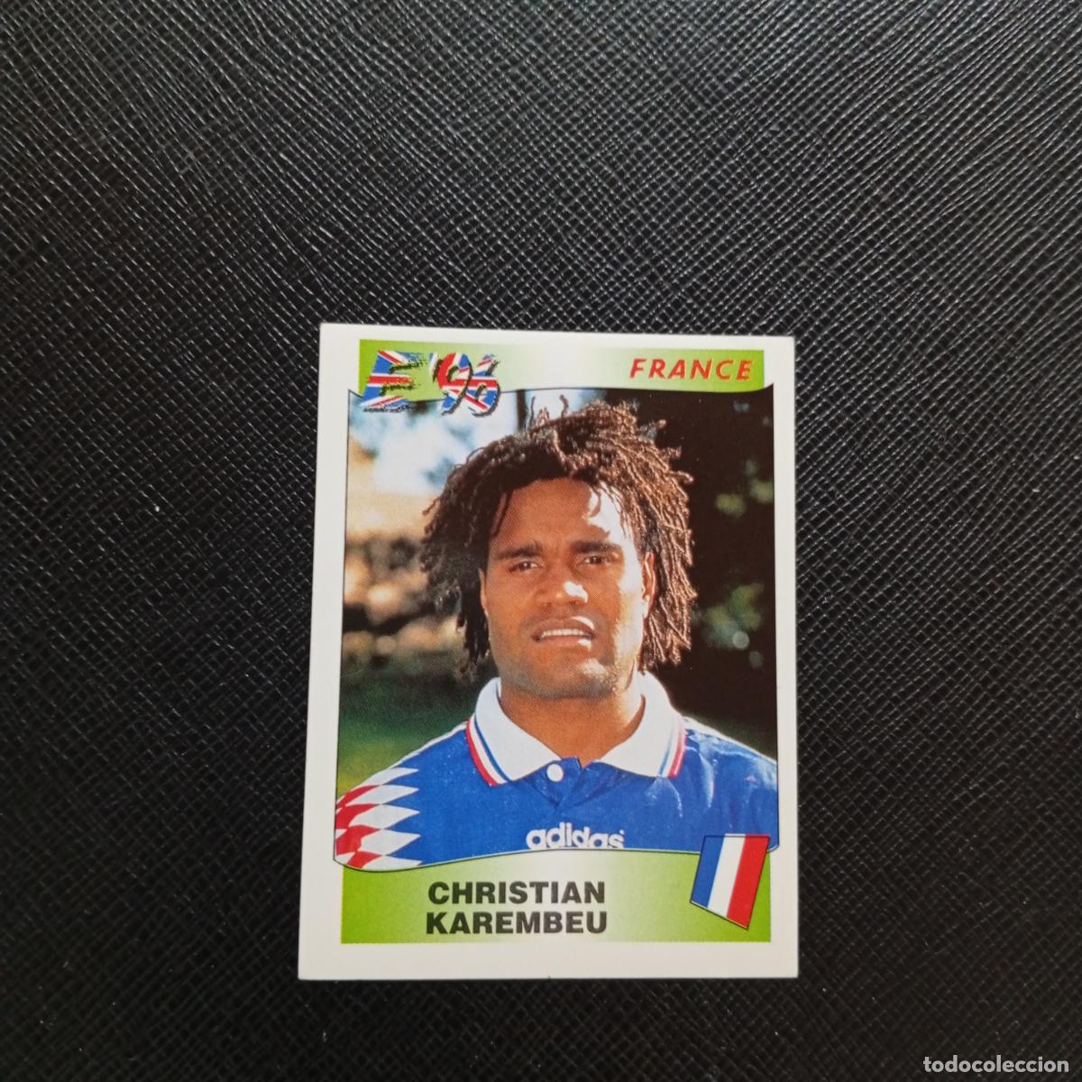Cromos de F&uacute;tbol: 185 KAREMBEU FRANCIA PANINI 1996 EUROCOPA INGLATERRA EURO 96 - SIN PEGAR - A42 PG4