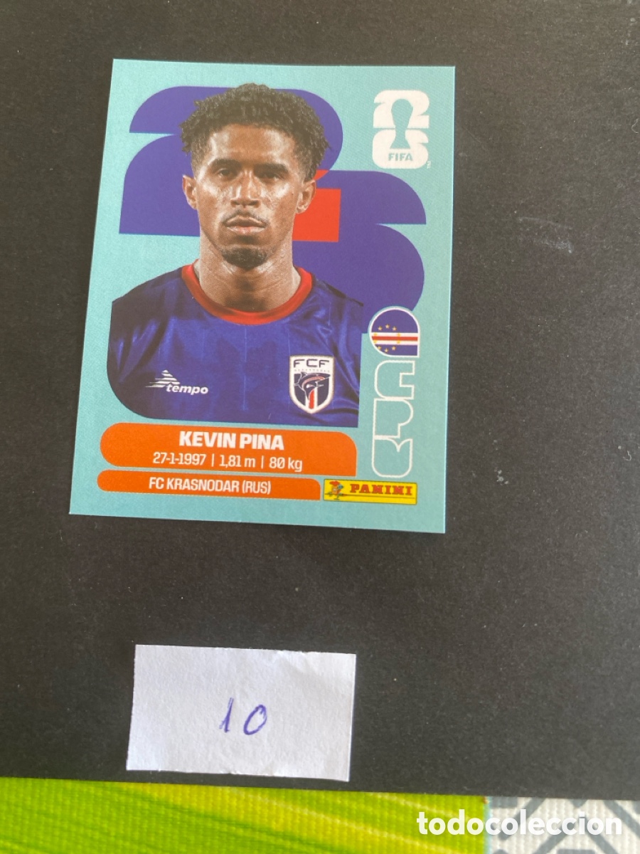 Cromos de F&uacute;tbol: Cromo Cabo Verde Mundial 2026 N* 10 nuevo
