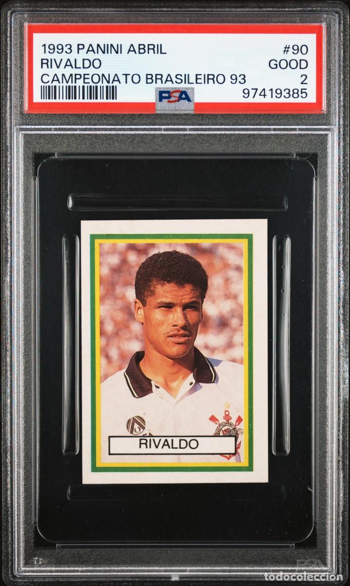 Cromos de F&uacute;tbol: Rivaldo #90 Panini Abril Campeonato Brasileiro 1993 Psa 2