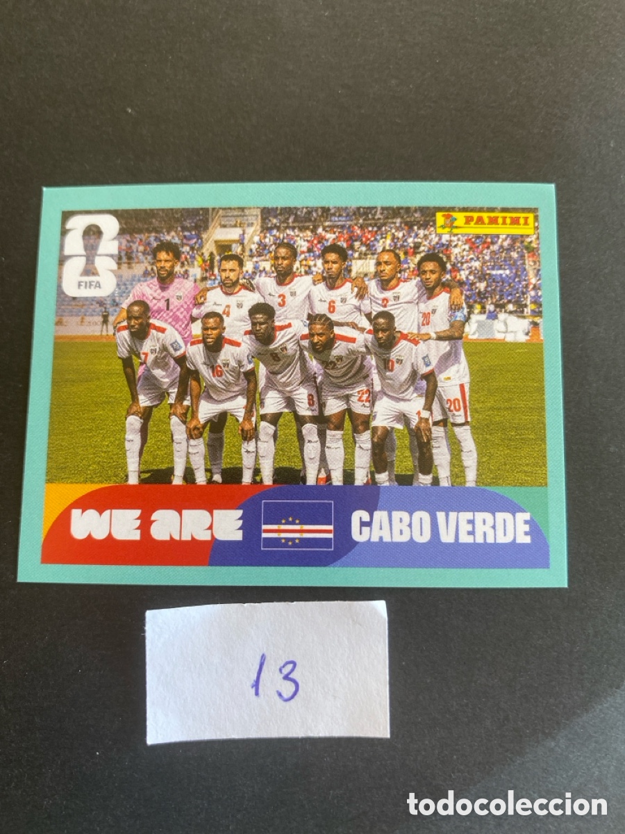 Cromos de F&uacute;tbol: Cromo Cabo Verde Mundial 2026 N* 13 nuevo
