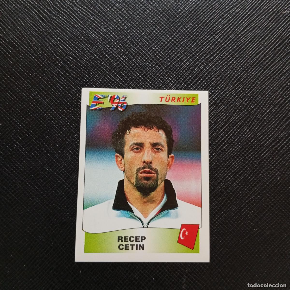 Cromos de F&uacute;tbol: 318 RECEP CETIN TURQUIA PANINI 1996 EUROCOPA INGLATERRA EURO 96 - SIN PEGAR - A42 PG6
