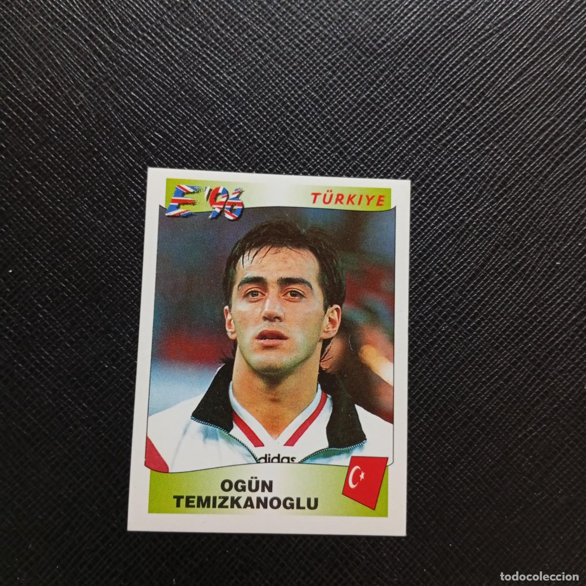 Football Stickers: 321 OGUN TEMIZKANOGLU TURQUIA PANINI 1996 EUROCOPA INGLATERRA EURO 96 - SIN PEGAR - A42 PG6