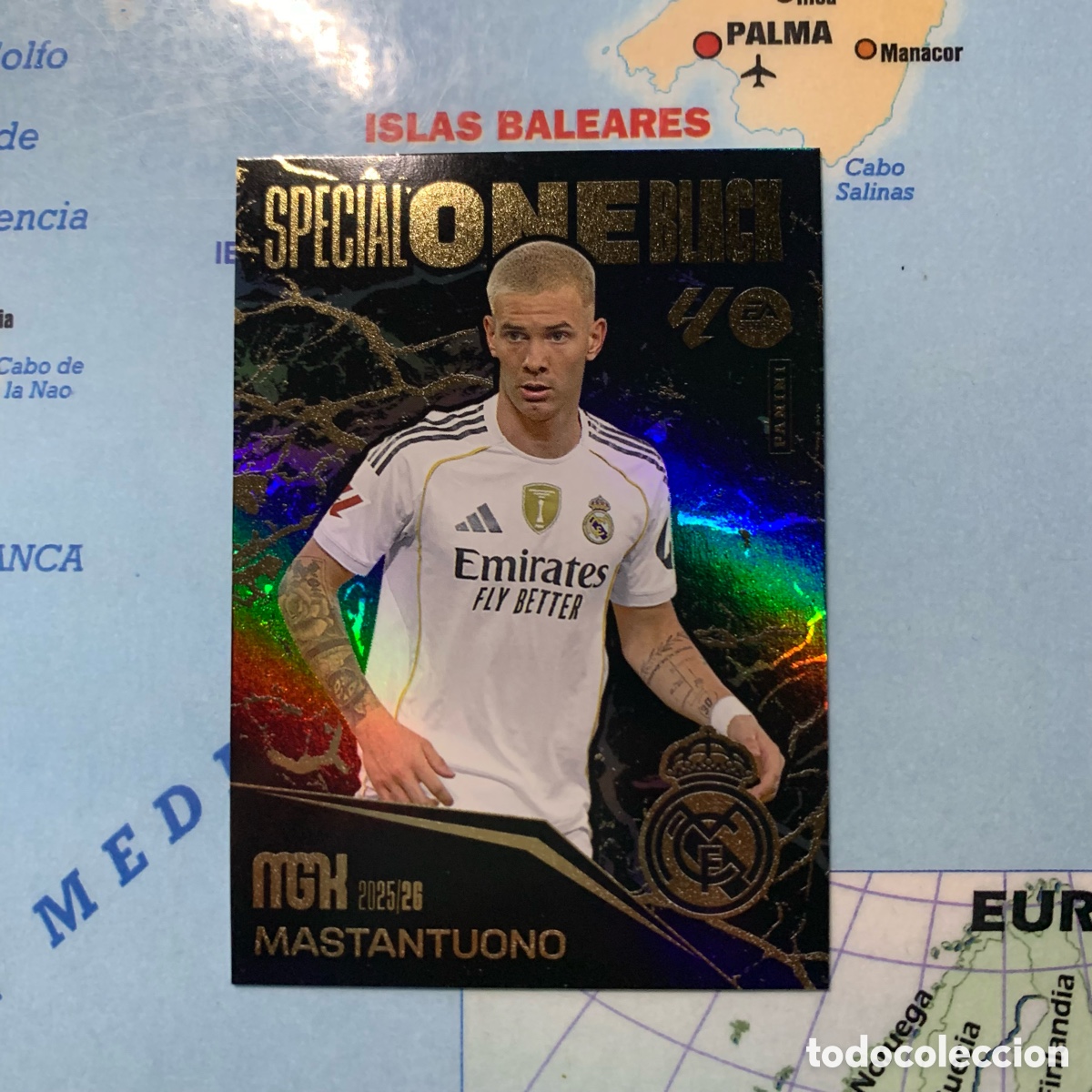 Football Stickers: Mastantuono Special One Black Del Real Madrid megacracks 25-26 2025-2026