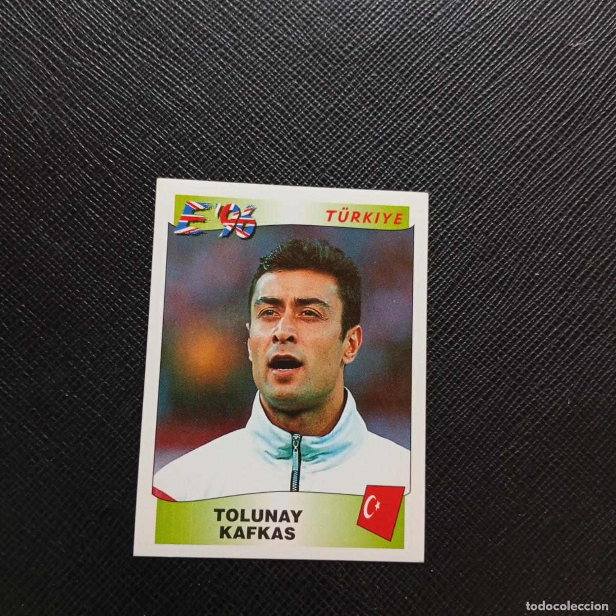 Football Stickers: 328 TOLUNAY KAFKAS TURQUIA PANINI 1996 EUROCOPA INGLATERRA EURO 96 - SIN PEGAR - A42 PG12