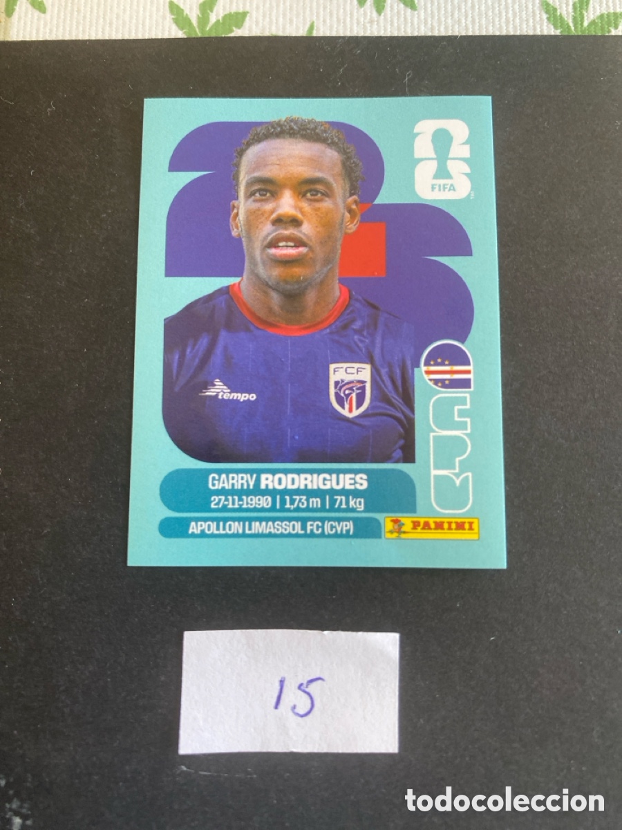 Cromos de F&uacute;tbol: Cromo Cabo Verde Mundial 2026 N* 15 nuevo