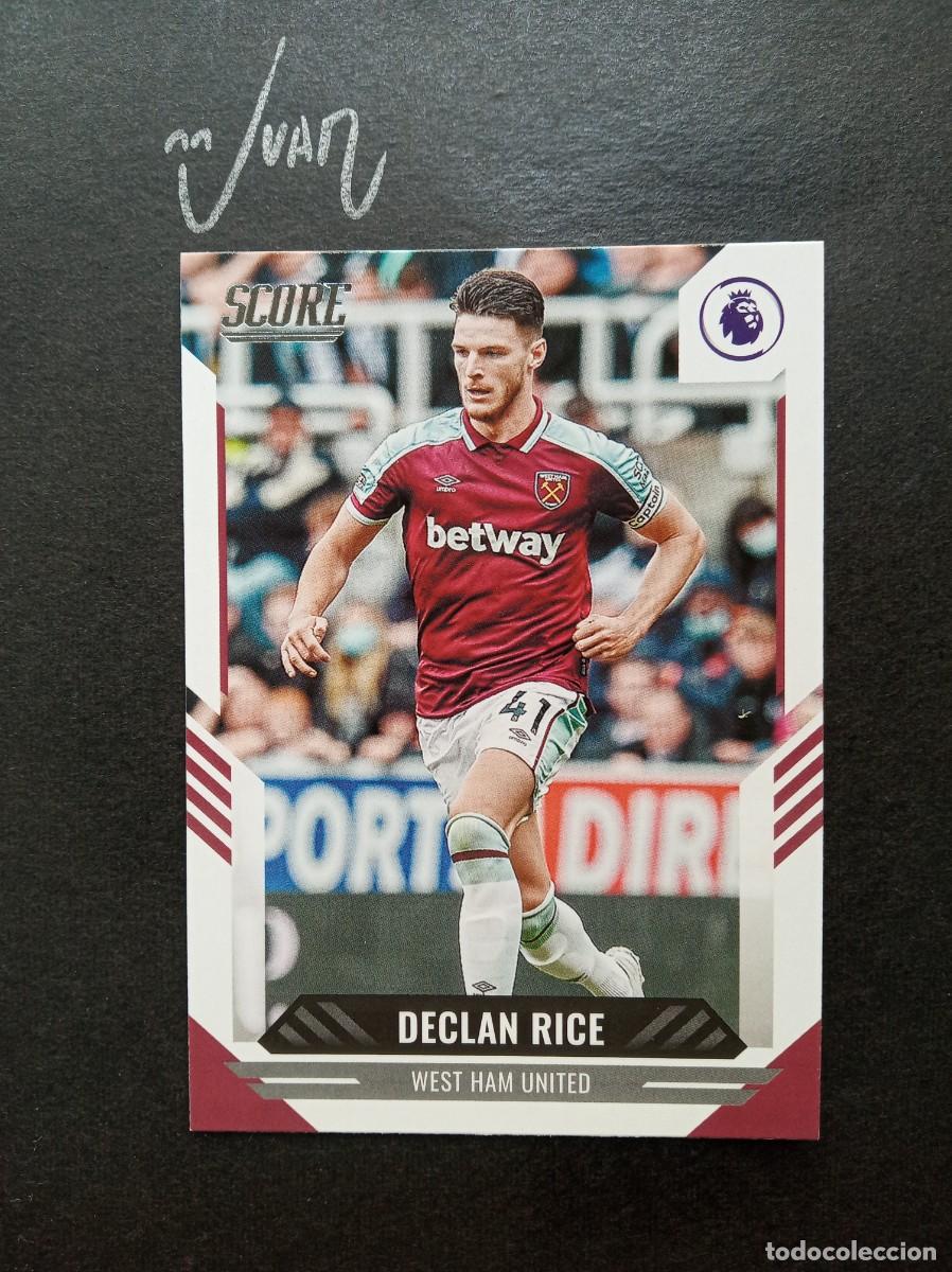 Cromos de F&uacute;tbol: N&ordm; 146 DECLAN RICE WEST HAM INGLATERRA ARSENAL 25 26 ⚽ PANINI &reg; SCORE PREMIER 2021 2022 21 22 NUEVO