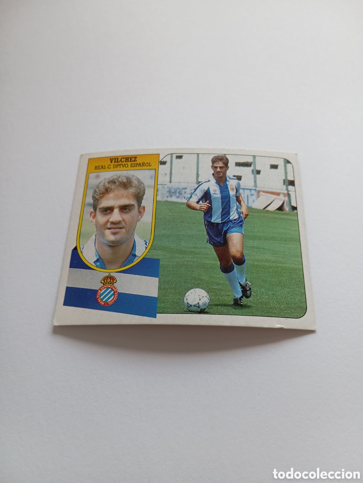 Cromos de F&uacute;tbol: VILCHEZ COLOCA ESPANYOL ESPA&Ntilde;OL Liga Este 1991 1992 CART&Oacute;N Panini 91 92