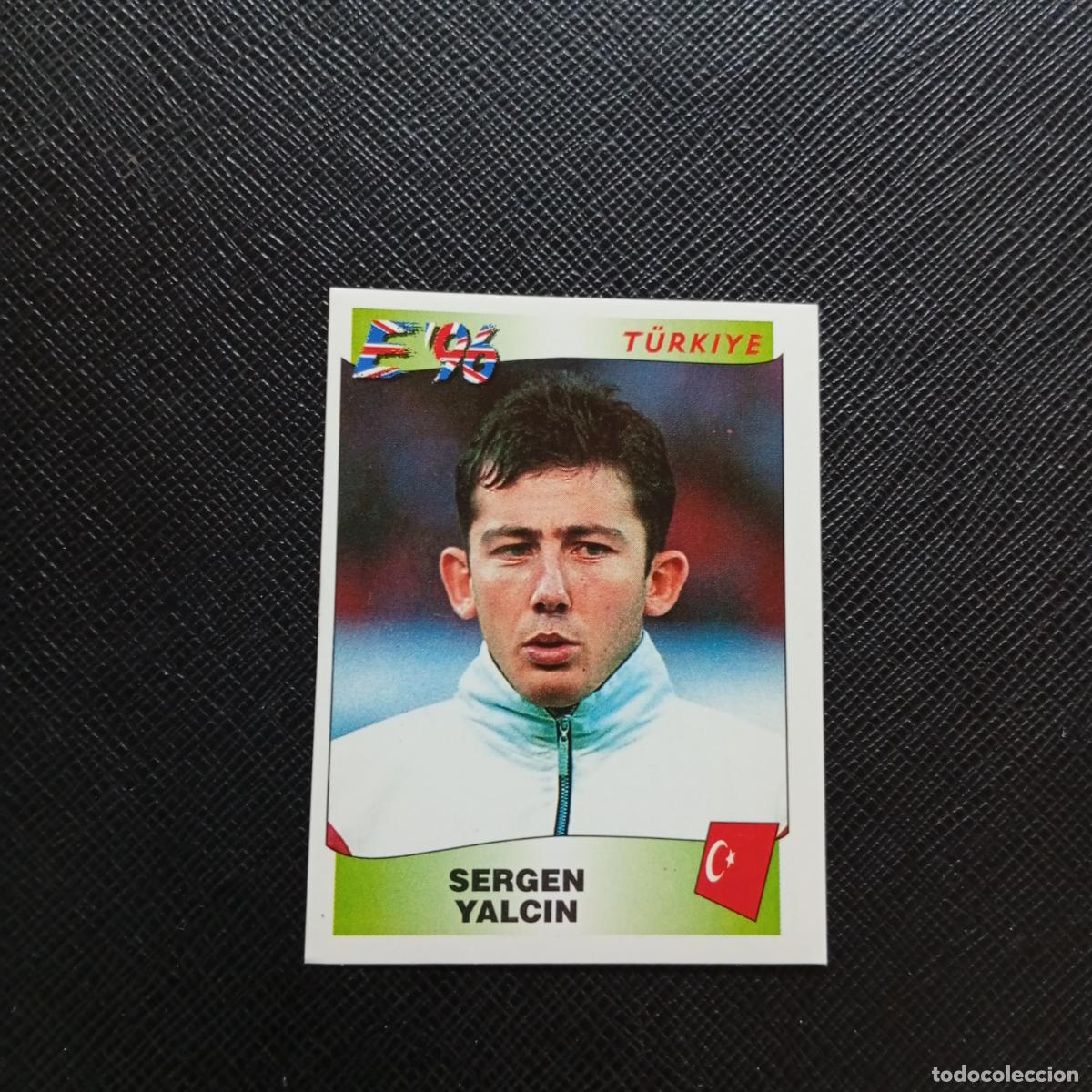 Cromos de F&uacute;tbol: 327 SERGEN YALCIN TURQUIA PANINI 1996 EUROCOPA INGLATERRA EURO 96 - SIN PEGAR - A42 PG16