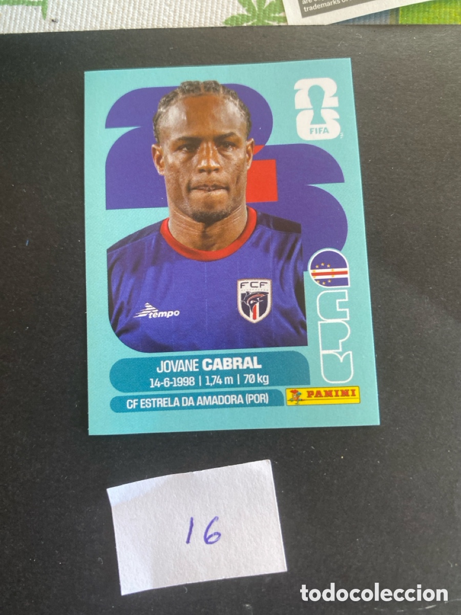Cromos de F&uacute;tbol: Cromo Cabo Verde Mundial 2026 N* 16 nuevo