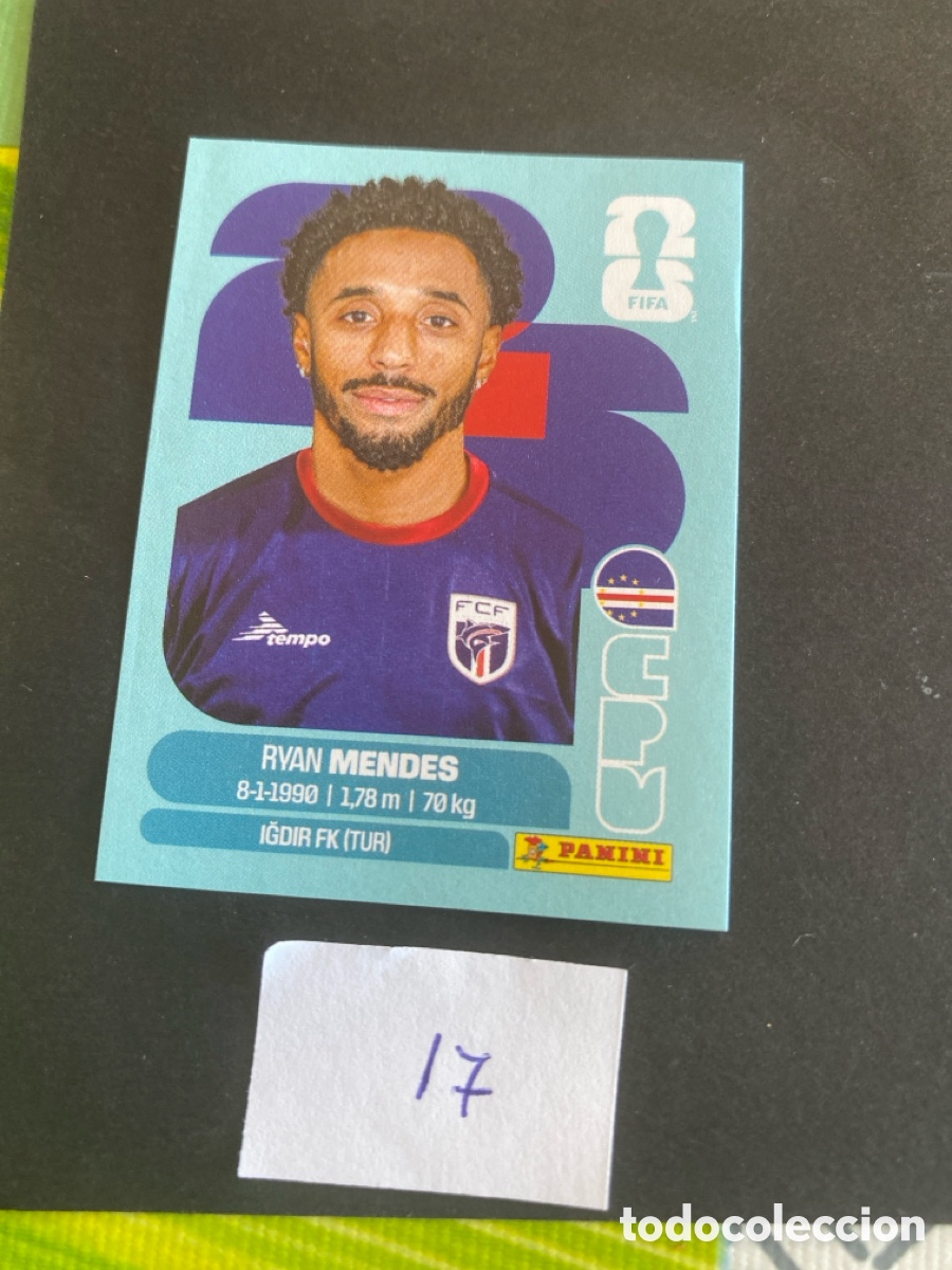 Cromos de F&uacute;tbol: Cromo Cabo Verde Mundial 2026 N* 17 nuevo
