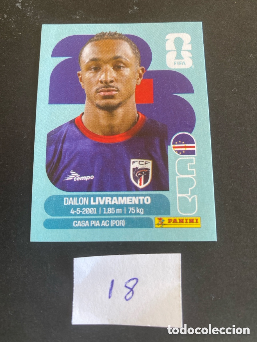 Fu&szlig;ball-Sticker: Cromo Cabo Verde Mundial 2026 N* 18 nuevo