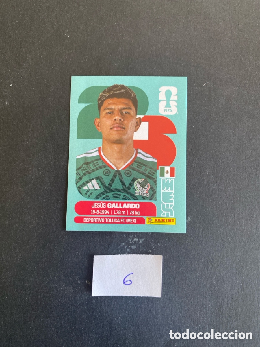 Fu&szlig;ball-Sticker: Cromo Mexico Mundial 26 N*6 nuevo