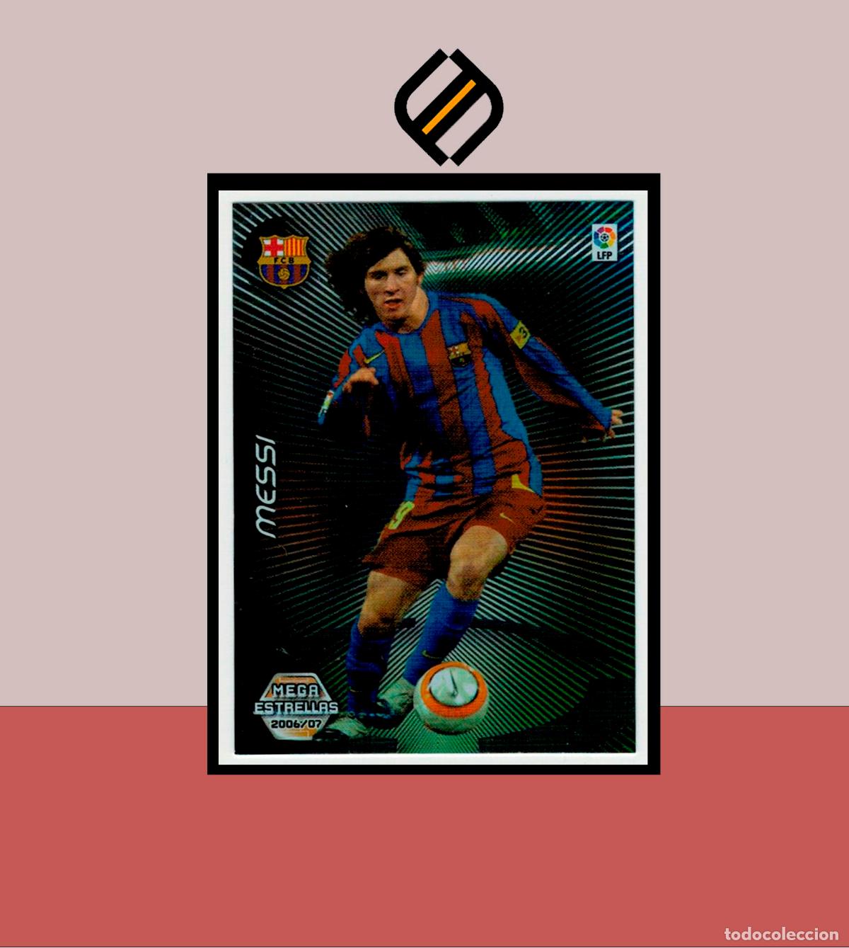 Cromos de F&uacute;tbol: MEGACRACKS 2006 2007 06 07 PANINI BARCELONA N&ordm; 386 MESSI CARD ALBUM MEGA ESTRELLAS CRACKS MGK