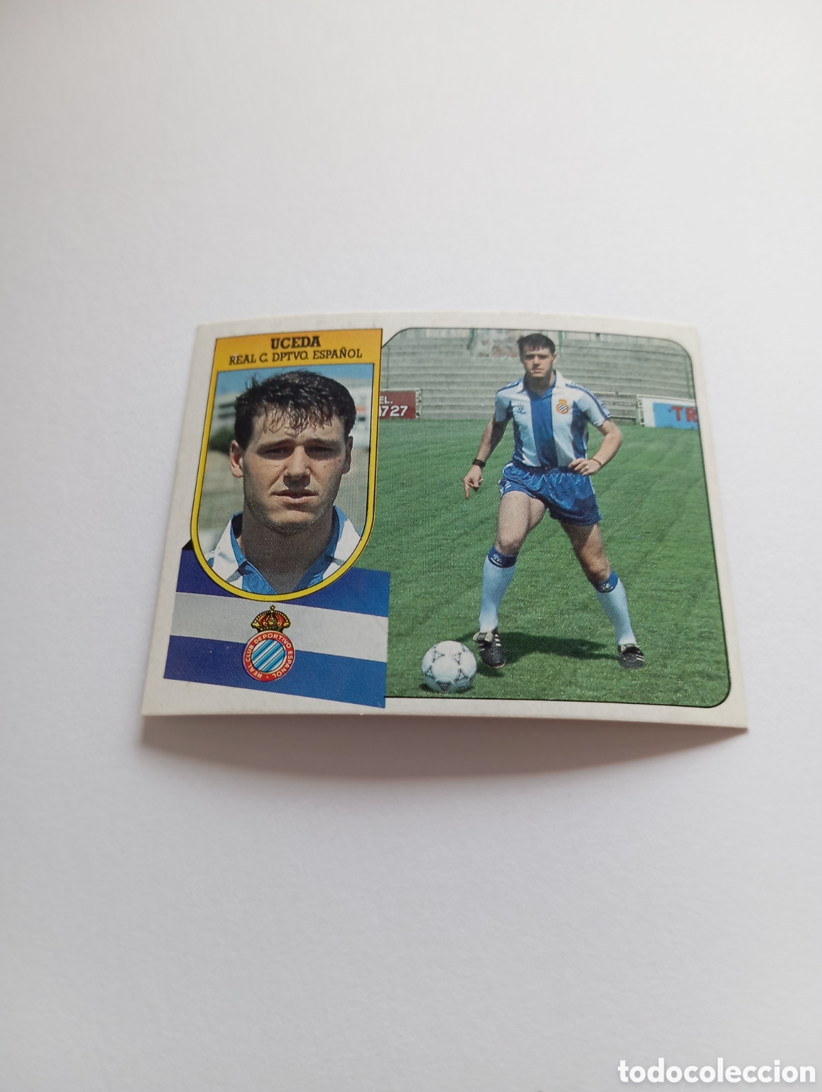 Cromos de F&uacute;tbol: UCEDA ESPANYOL ESPA&Ntilde;OL Liga Este 1991 1992 CART&Oacute;N Panini 91 92 RECUPERADO