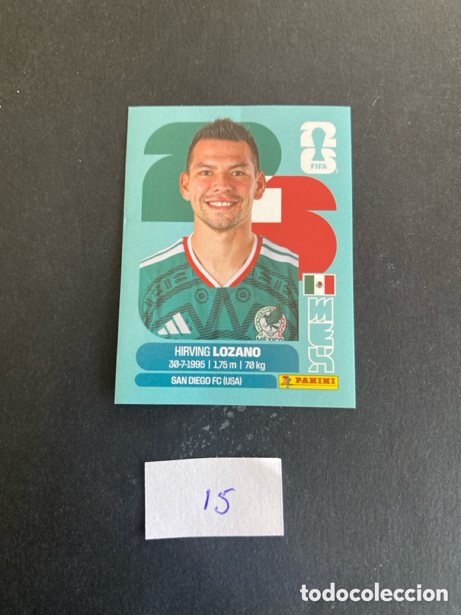 Cartes &agrave; collectionner de Football: Cromo Mexico Mundial 26 N* 15 nuevo