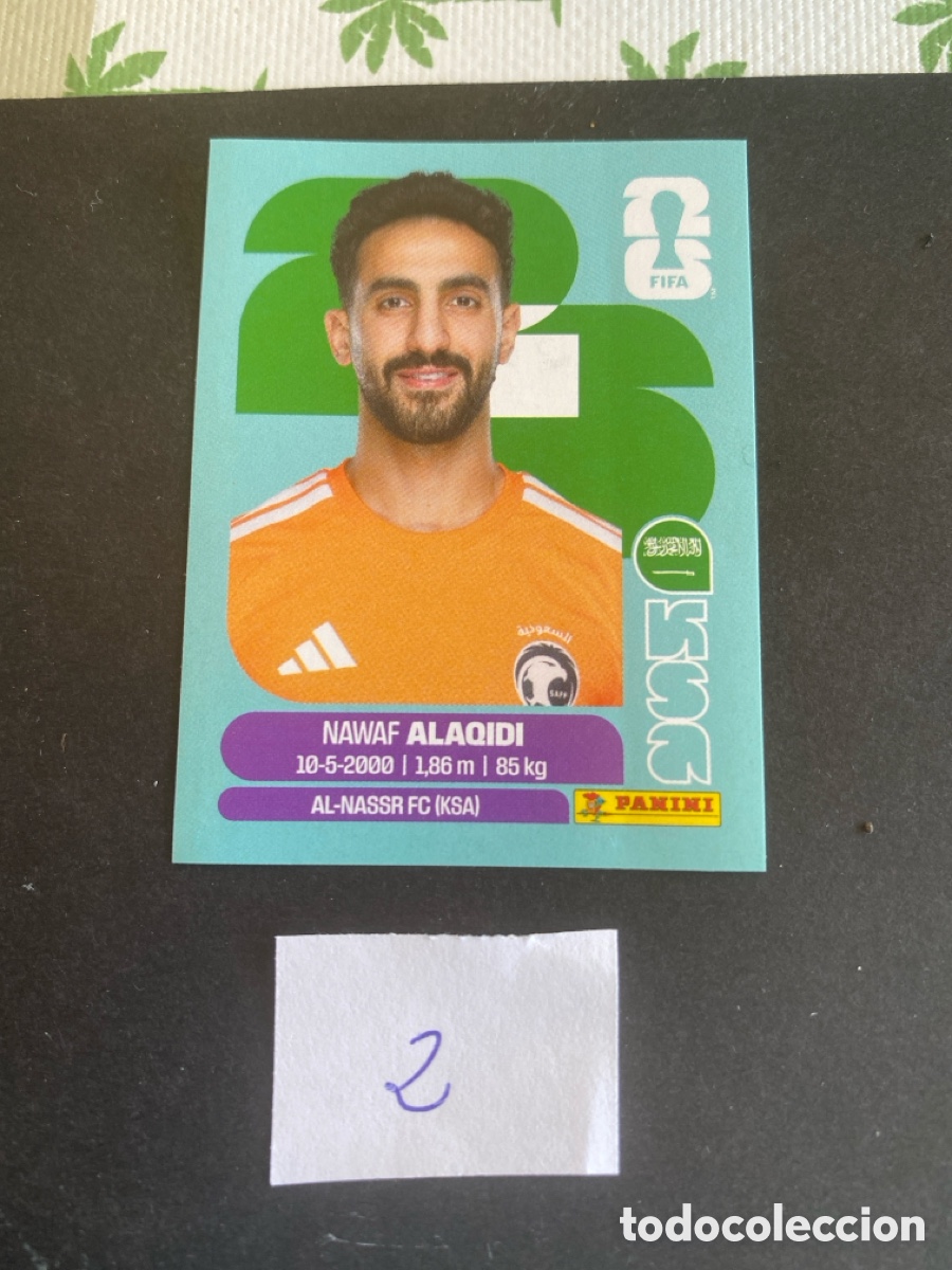 Cromos de F&uacute;tbol: Cromo Arabia Saud&iacute; Mundial 2026 N* 2 nuevo