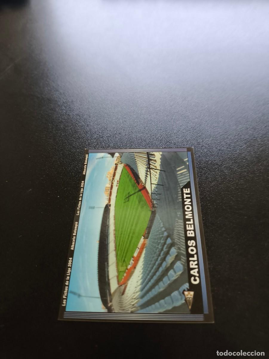 Cromos de F&uacute;tbol: 515 Carlos Belmonte ALBACETE MUNDICROMO LIGA 2003 2004 03 04 NO PANINI ESTE CROMO CARD
