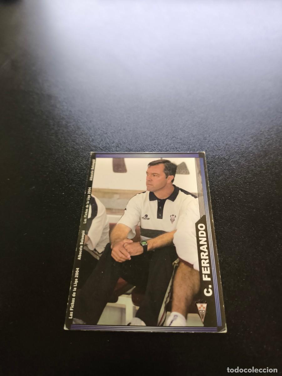 Cromos de F&uacute;tbol: 516 Cesar Ferrando ALBACETE MUNDICROMO LIGA 2003 2004 03 04 NO PANINI ESTE CROMO CARD