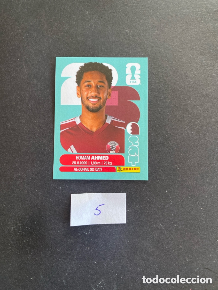 Cromos de F&uacute;tbol: Cromo Qatar Mundial 26 N* 5 nuevo