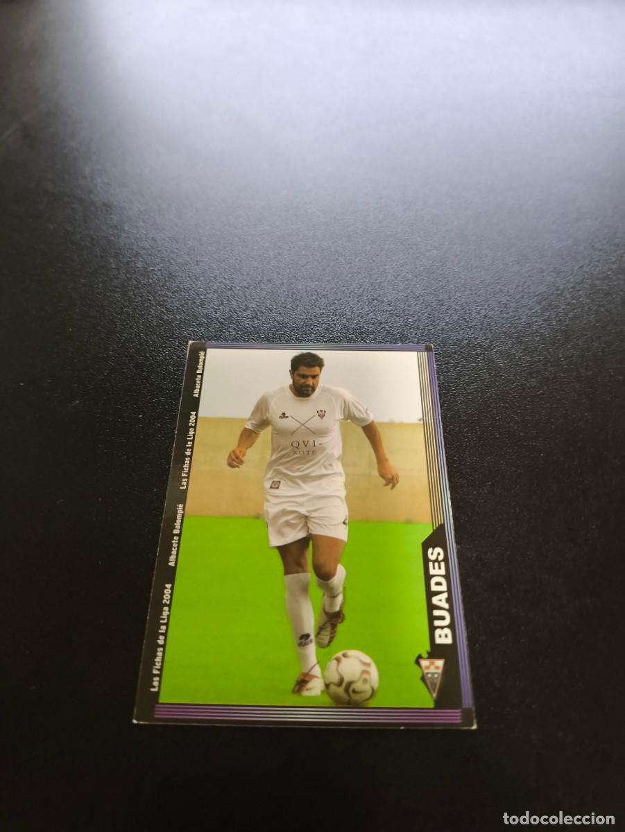 Cromos de F&uacute;tbol: 519 Buades ALBACETE MUNDICROMO LIGA 2003 2004 03 04 NO PANINI ESTE CROMO CARD
