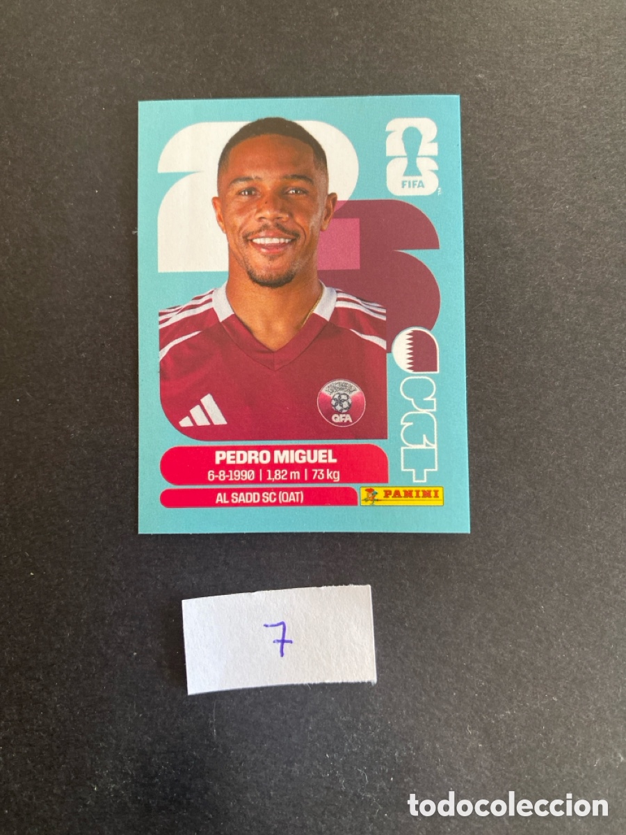 Cromos de F&uacute;tbol: Cromo Qatar Mundial 26 N* 7 nuevo