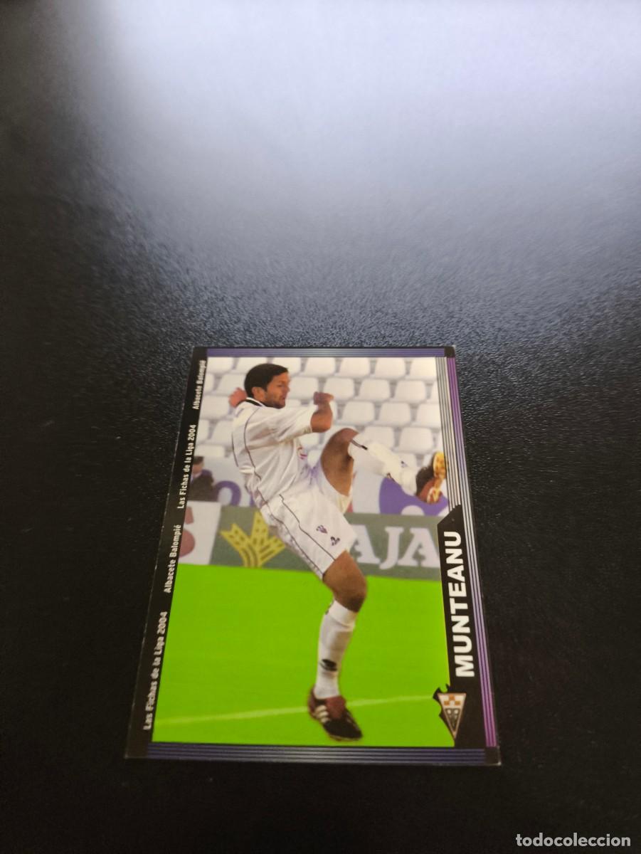 Cromos de F&uacute;tbol: 521 Munteanu ALBACETE MUNDICROMO LIGA 2003 2004 03 04 NO PANINI ESTE CROMO CARD