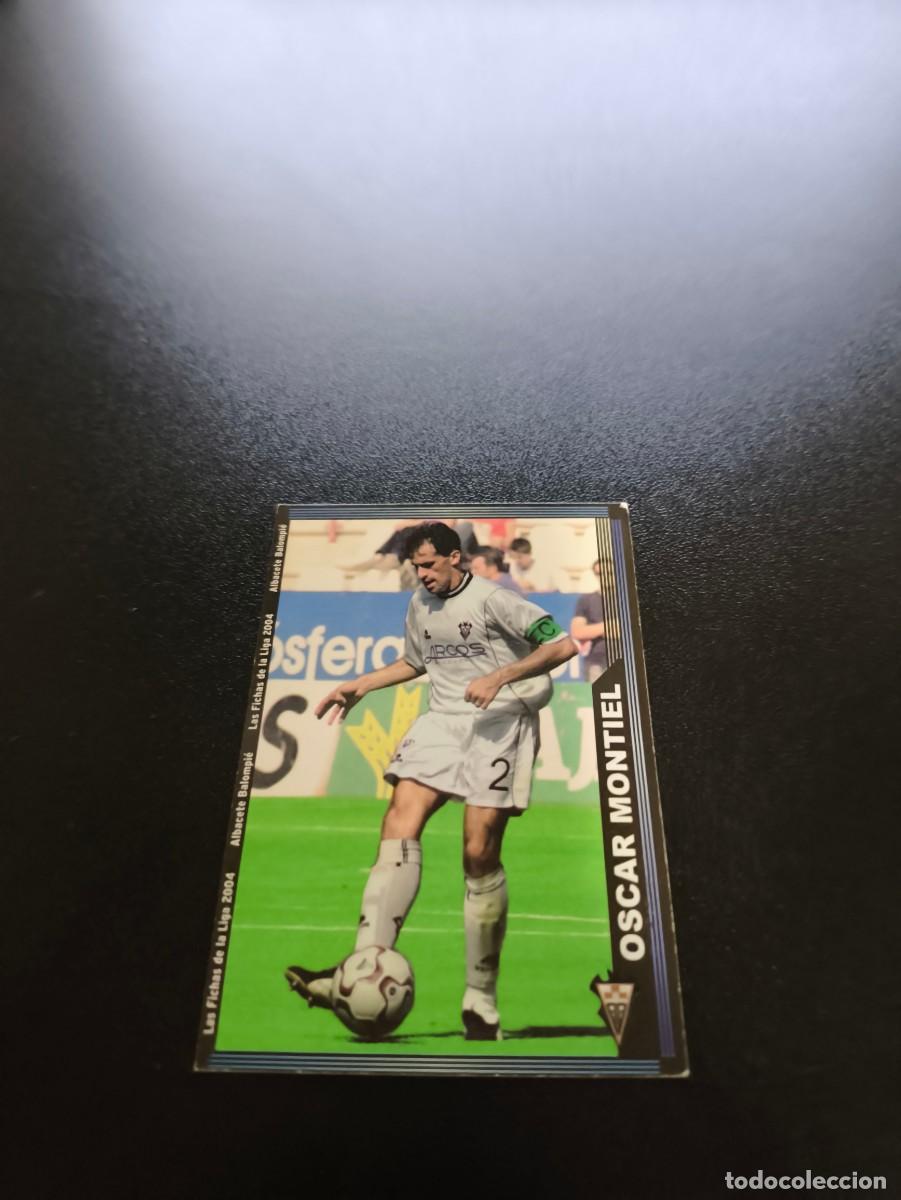 Cromos de F&uacute;tbol: 522 Oscar Montiel ALBACETE MUNDICROMO LIGA 2003 2004 03 04 NO PANINI ESTE CROMO CARD