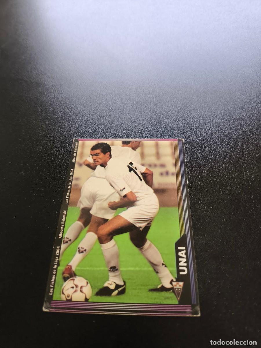 Cromos de F&uacute;tbol: 523 Unai ALBACETE MUNDICROMO LIGA 2003 2004 03 04 NO PANINI ESTE CROMO CARD