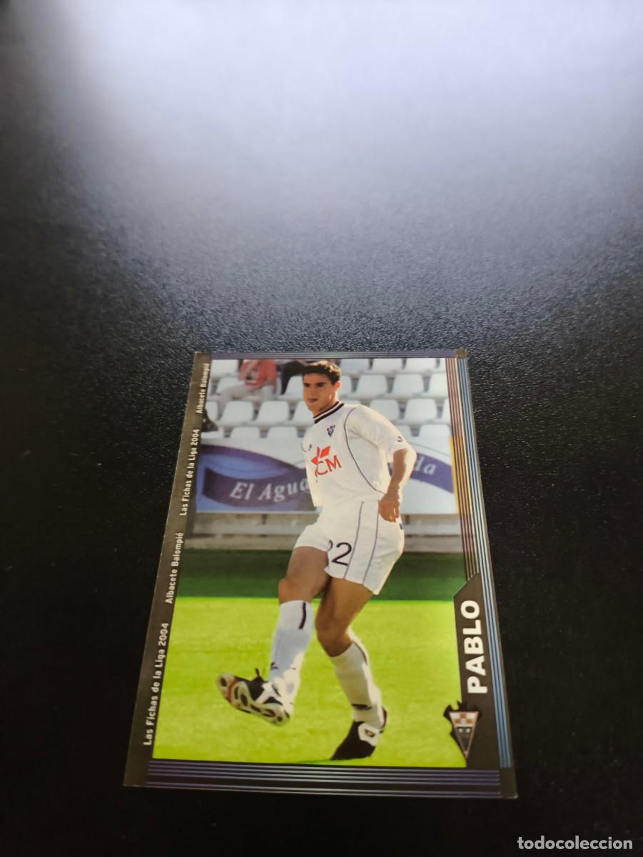 Cromos de F&uacute;tbol: 525 Pablo ALBACETE MUNDICROMO LIGA 2003 2004 03 04 NO PANINI ESTE CROMO CARD