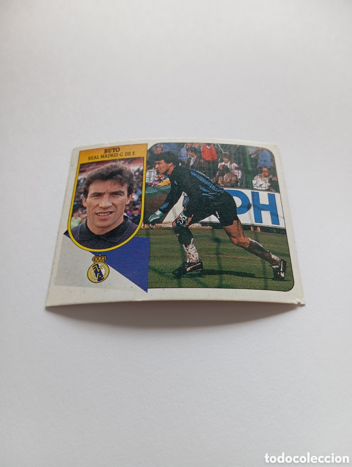Cromos de Futebol: BUYO Real Madrid Liga Este 1991 1992 CART&Oacute;N Panini 91 92 RECUPERADO