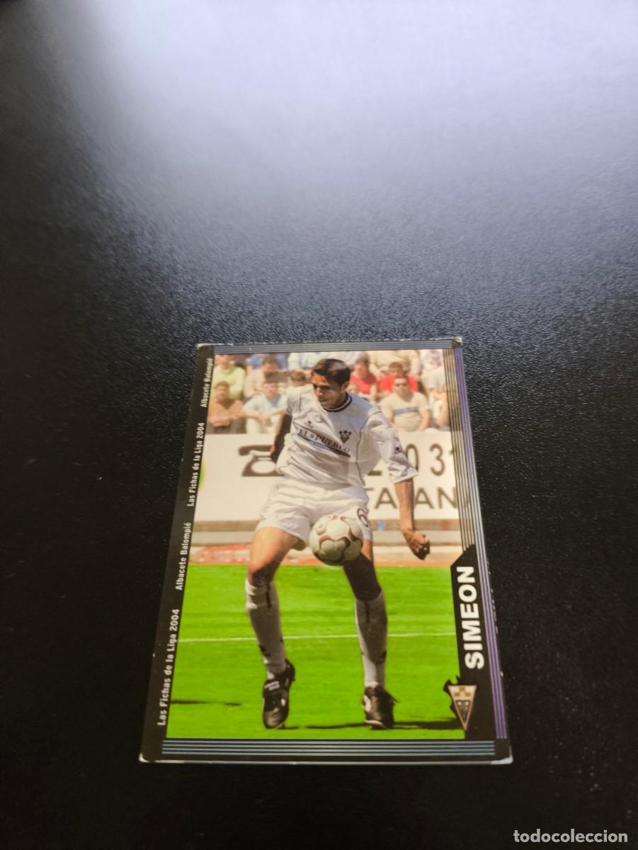 Cromos de Futebol: 531 simeon ALBACETE MUNDICROMO LIGA 2003 2004 03 04 NO PANINI ESTE CROMO CARD