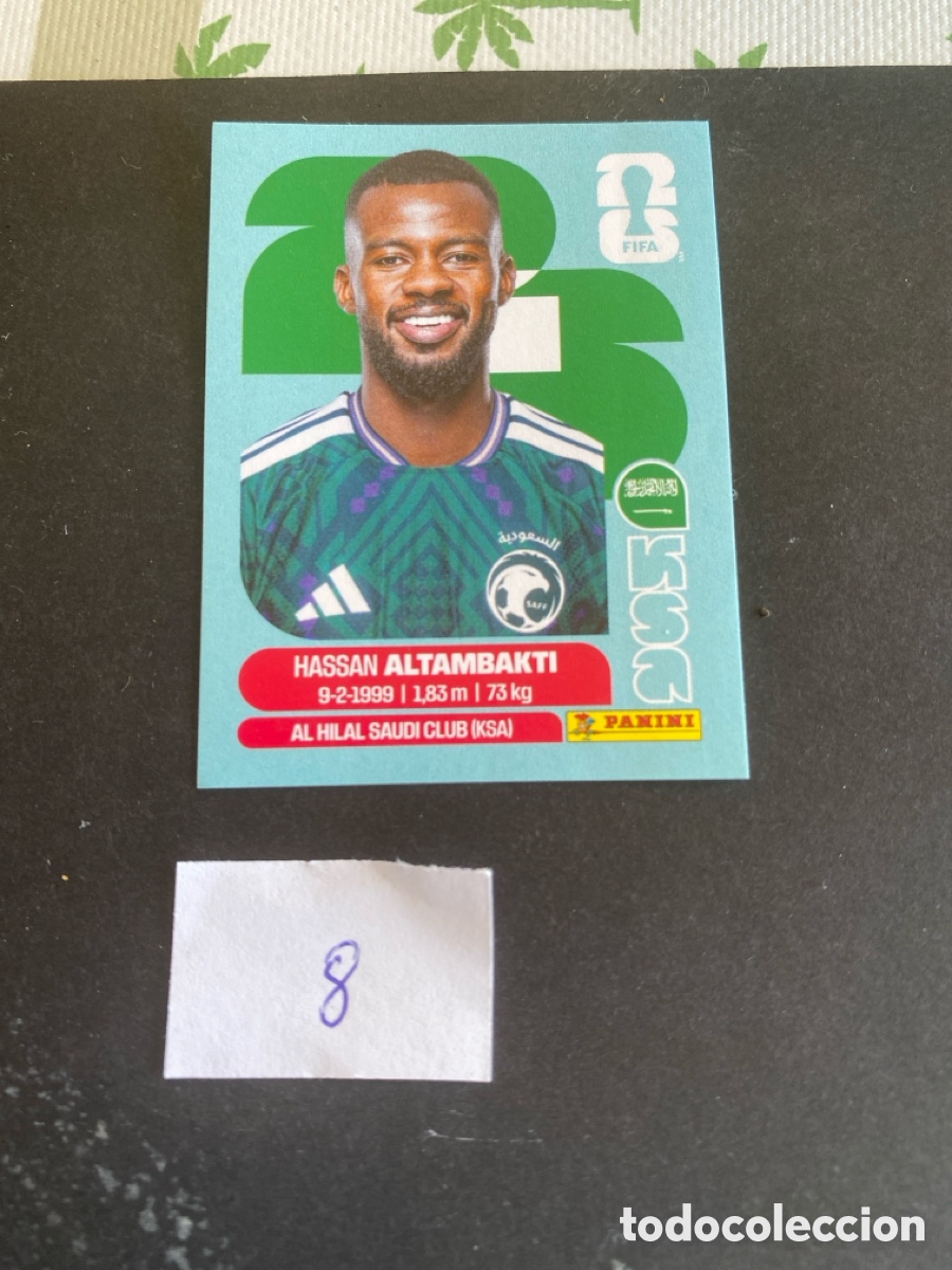 Cromos de F&uacute;tbol: Cromo Arabia Saud&iacute; Mundial 2026 N* 8 nuevo