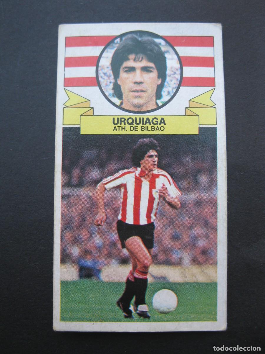 Cromos de F&uacute;tbol: URQUIAGA (ATH. CLUB DE BILBAO) - CAMPEONATO DE LIGA 85/86 - EDICIONES ESTE.