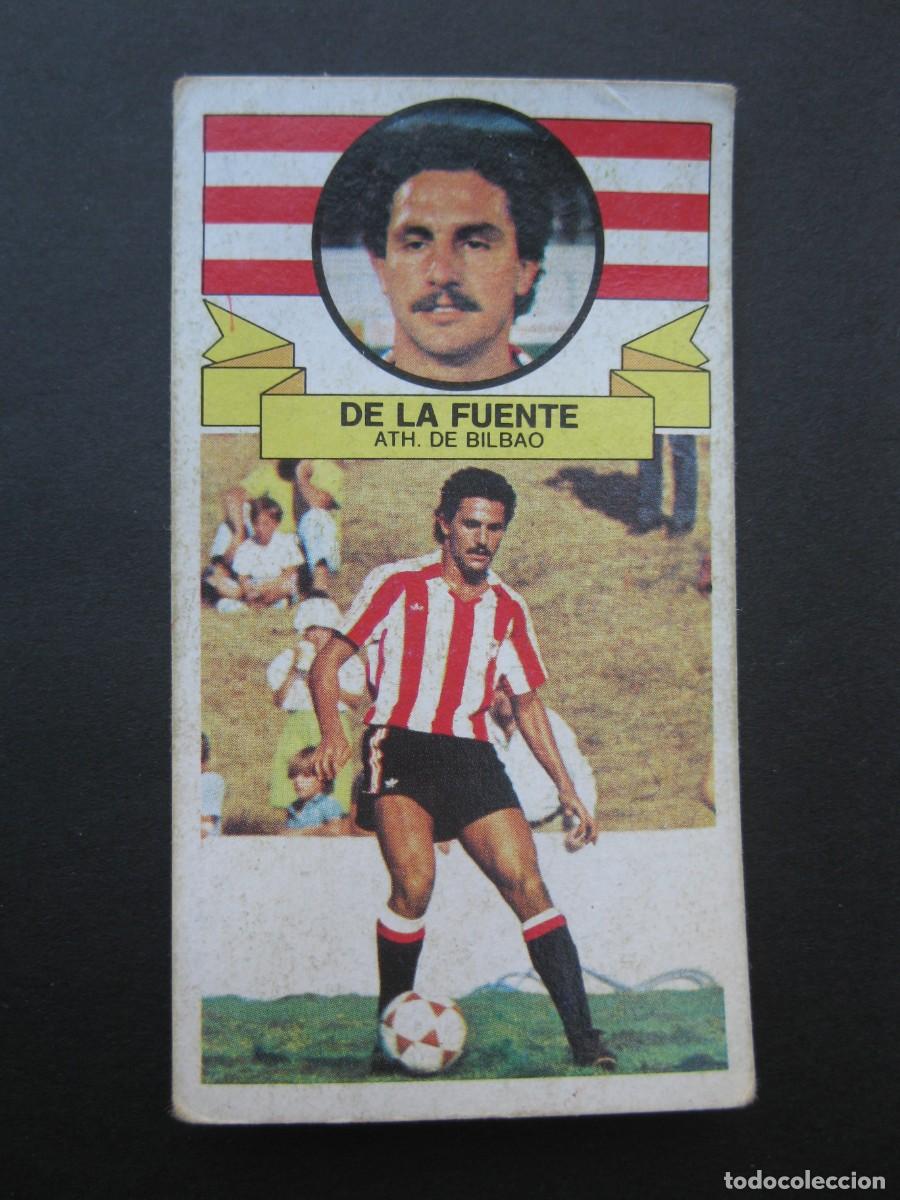 Cromos de F&uacute;tbol: DE LA FUENTE (ATH. CLUB DE BILBAO) - CAMPEONATO DE LIGA 85/86 - EDICIONES ESTE.
