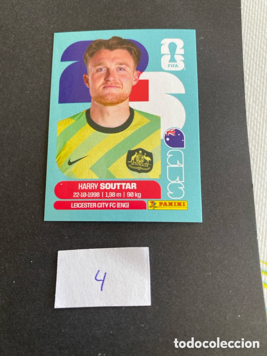 Cromos de F&uacute;tbol: Cromo Australia Mundial 26 N* 4 nuevo