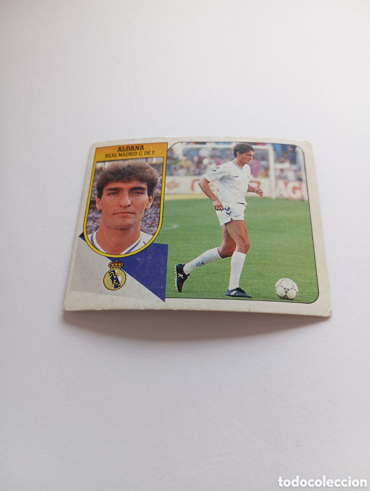 Cromos de F&uacute;tbol: ALDANA Real Madrid Liga Este 1991 1992 CART&Oacute;N Panini 91 92 NUEVO SIN PEGAR