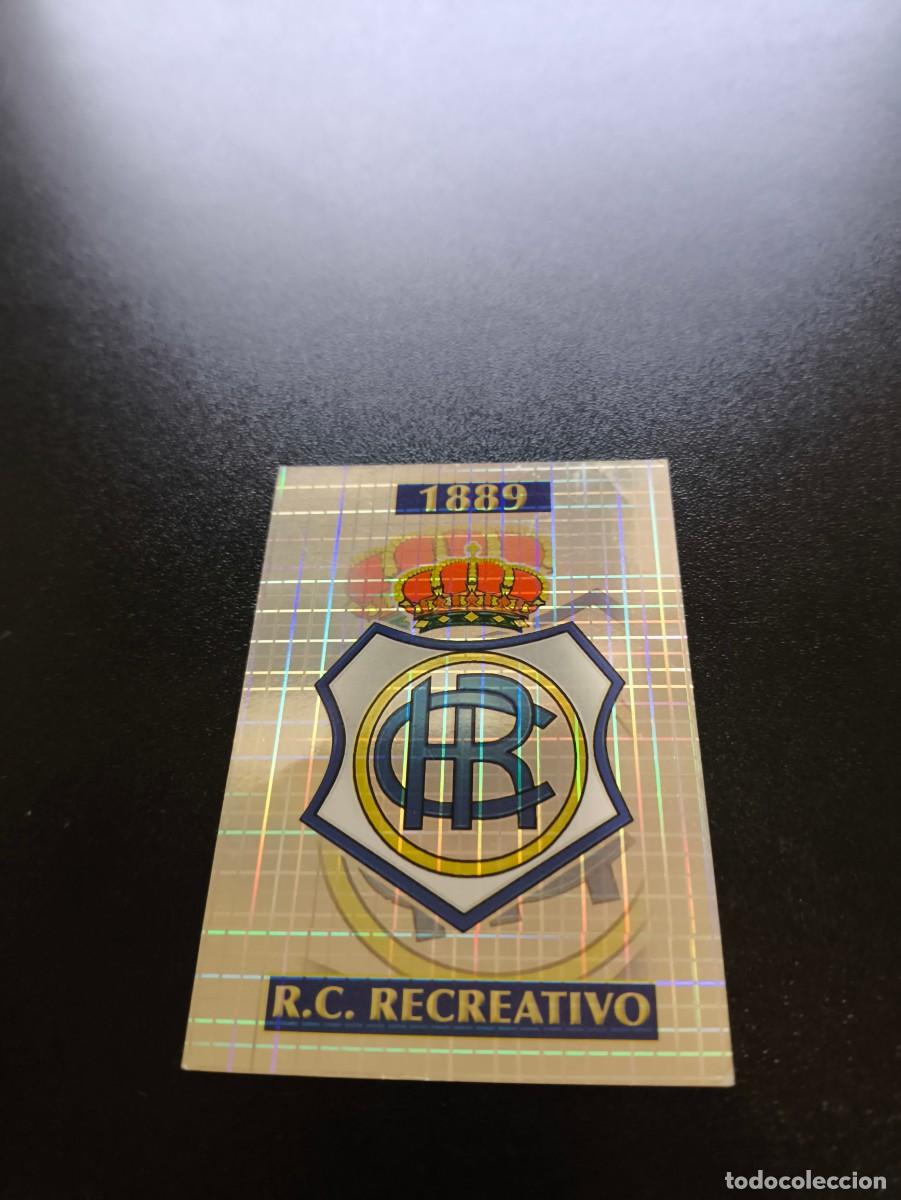 Cromos de F&uacute;tbol: 546 RECREATIVO DE HUELVA ESCUDO MUNDICROMO LIGA 2003 2004 03 04 NO PANINI ESTE CROMO CARD