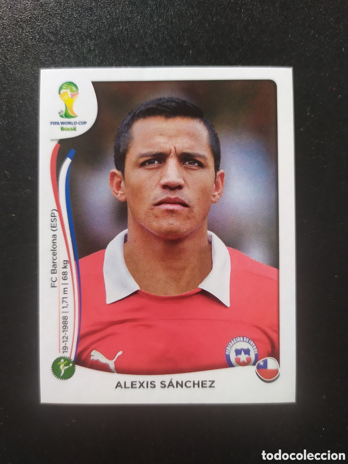 Football Stickers: Mundial FIFA Brasil 2014 panini Alexis S&aacute;nchez n&deg; 164 Chile