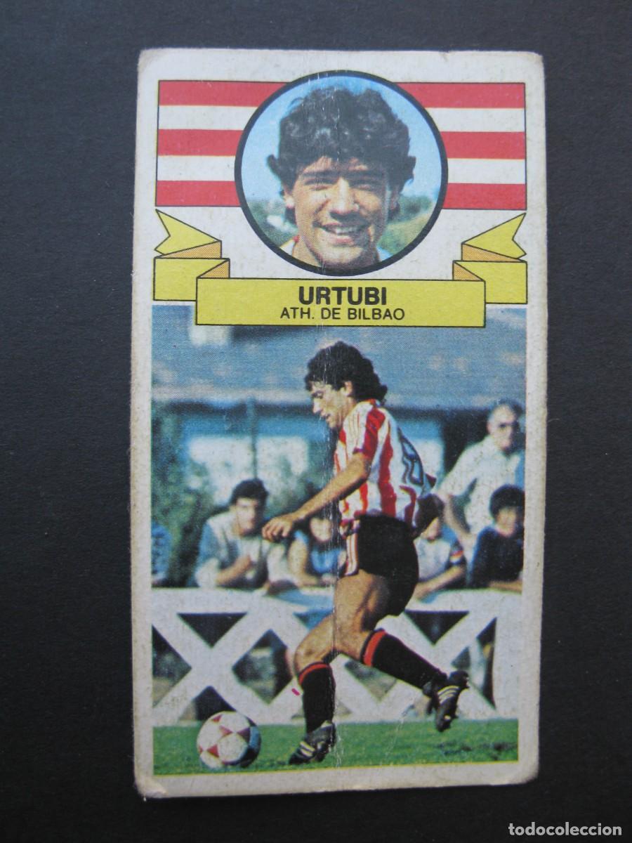 Football Stickers: URTUBI (ATH. CLUB DE BILBAO) - CAMPEONATO DE LIGA 85/86 - EDICIONES ESTE.