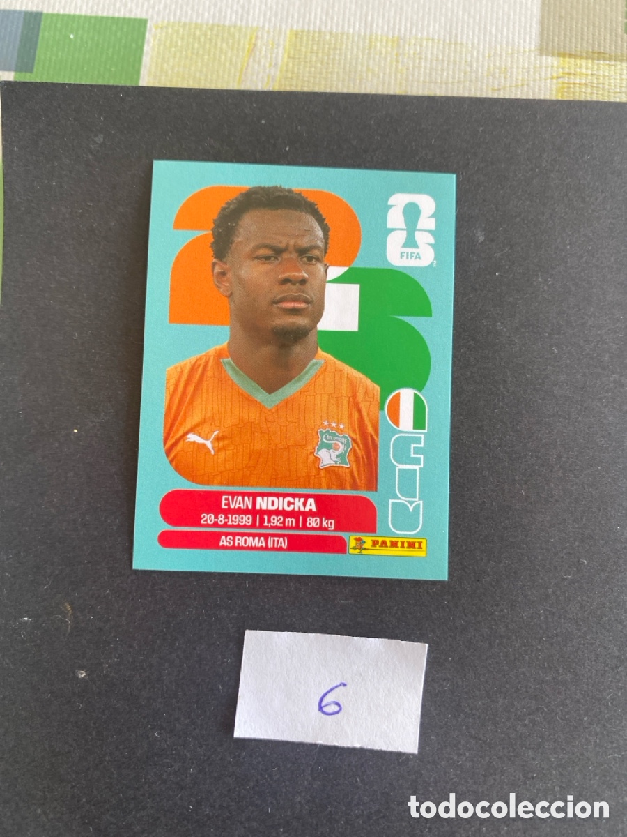 Cromos de F&uacute;tbol: Cromo Costa de Marfil Mundial 2026 N* 6 nuevo