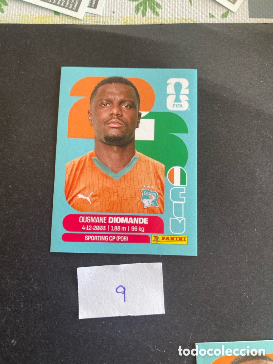 Cromos de F&uacute;tbol: Cromo Costa de Marfil Mundial 2026 N* 9 nuevo
