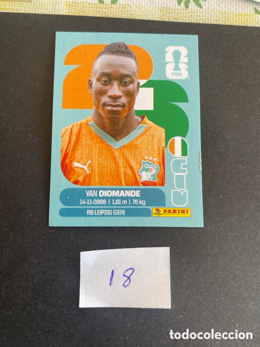 Cromos de F&uacute;tbol: Cromo Costa de Marfil Mundial 2026 N* 18 nuevo