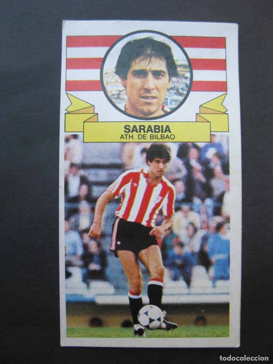 Cromos de F&uacute;tbol: SARABIA (ATH. CLUB DE BILBAO) - CAMPEONATO DE LIGA 85/86 - EDICIONES ESTE.