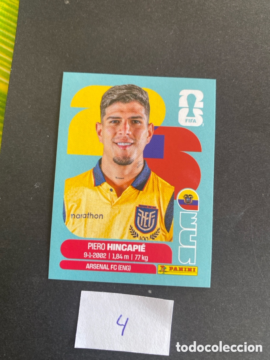 Cromos de F&uacute;tbol: Cromo Ecuador Mundial 2026 N* 4 nuevo