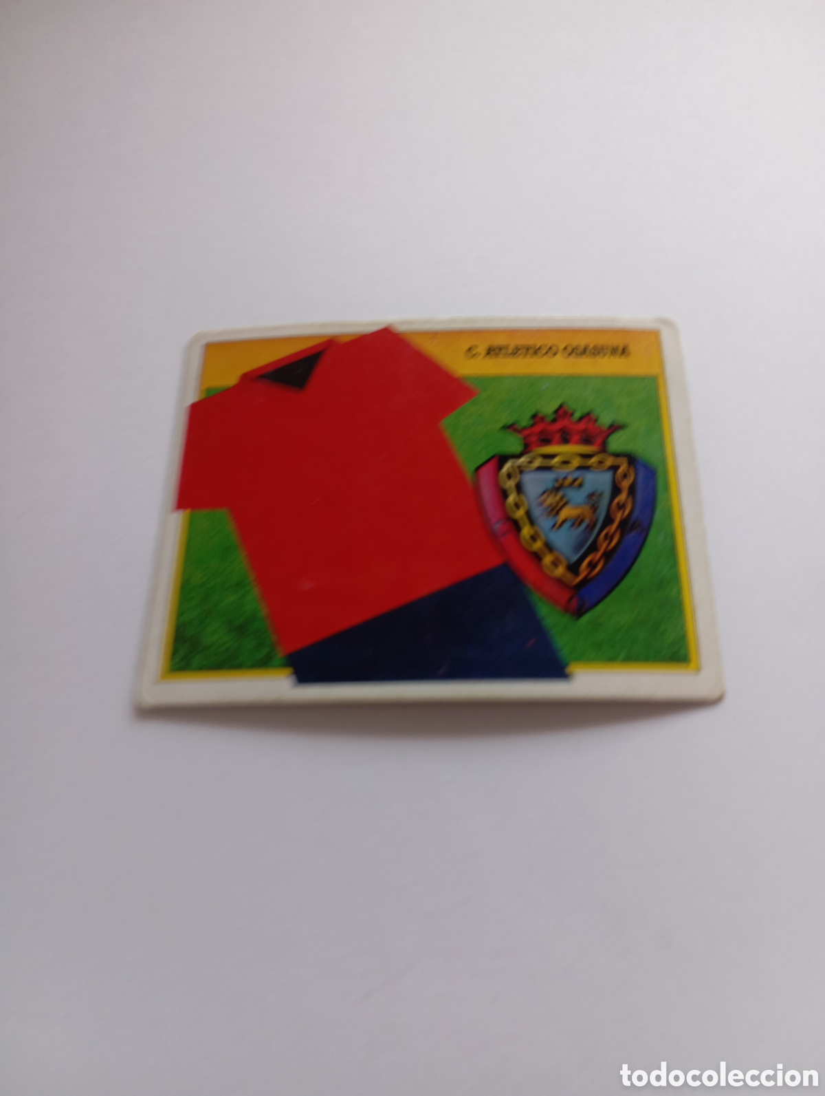 Cromos de F&uacute;tbol: ESCUDO Osasuna Liga Este 1991 1992 CART&Oacute;N Panini 91 92 NUEVO SIN PEGAR