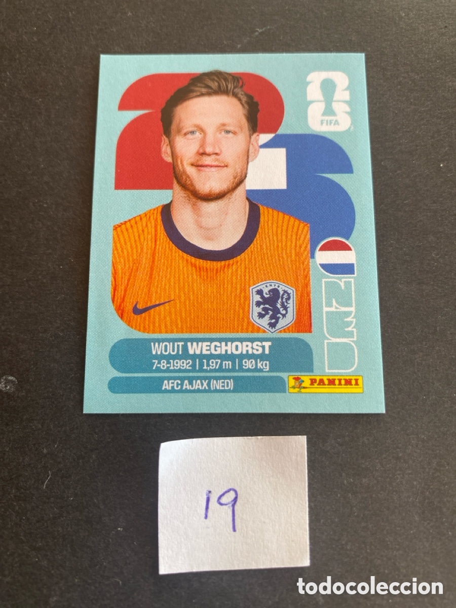 Figurine di Calcio: Cromo Holanda Mundial 2026 N* 19 nuevo