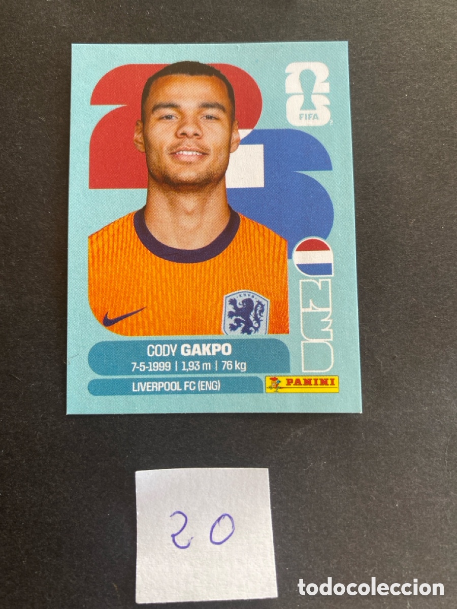 Figurine di Calcio: Cromo Holanda Mundial 2026 N* 20 nuevo