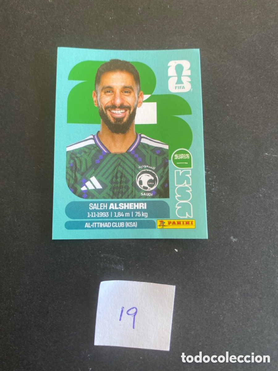 Cromos de F&uacute;tbol: Cromo Arabia Saud&iacute; Mundial 2026 N* 19 nuevo