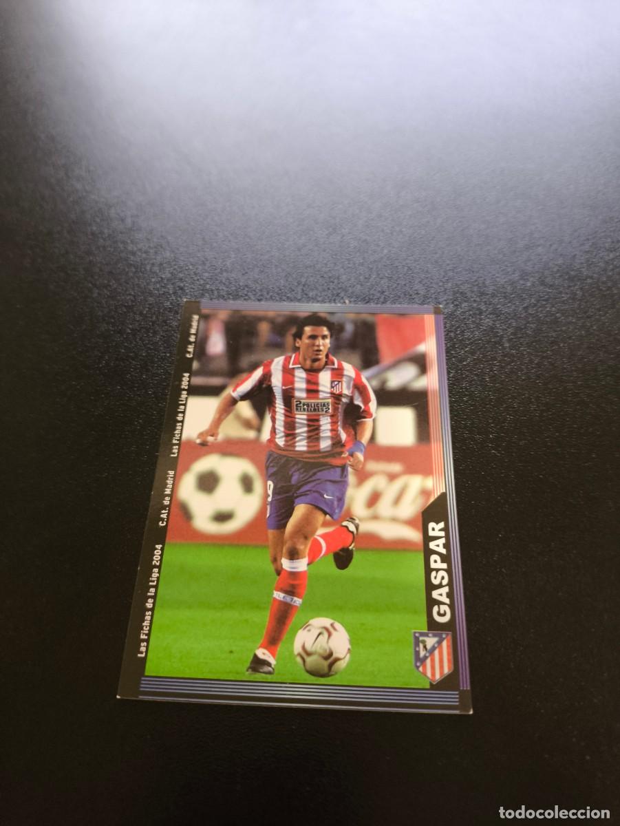 Cromos de F&uacute;tbol: 580 GASPAR ATLETICO DE MADRID ULTIMA HORA MUNDICROMO LIGA 2003 2004 03 04 NO PANINI ESTE